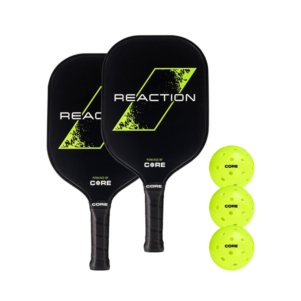 CORE Pickleball Paddle and Outdoor Ball Set