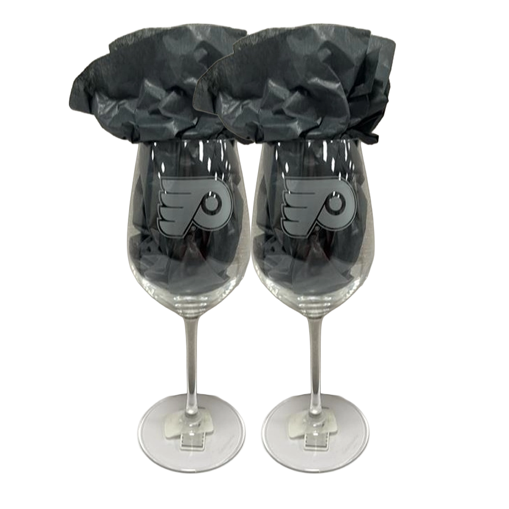 Pair of Flyers Wine Glasses