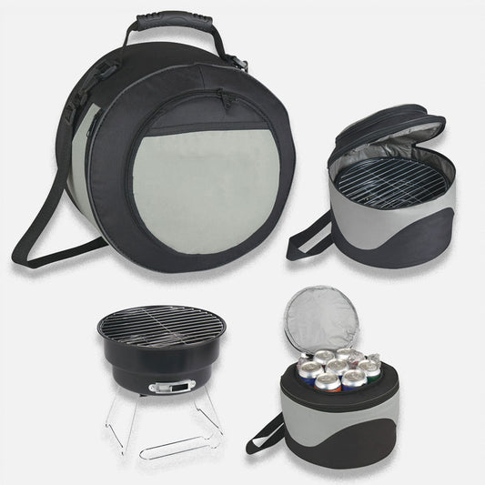 Portable BBQ Grill And Kooler
