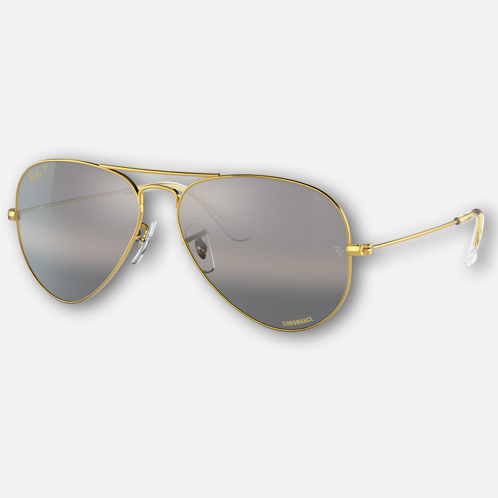 Ray-Ban Polarized Aviator Chromance Sunglasses