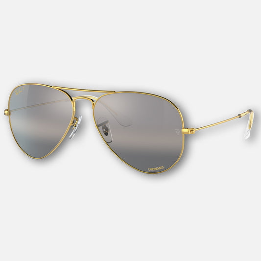 Ray-Ban Polarized Aviator Chromance Sunglasses